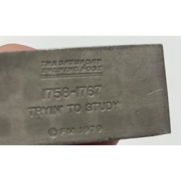 Vtg 1978-1980 Saturday Evening Post Pewter 23 Pc. Parade of American People - Picture 9 of 16